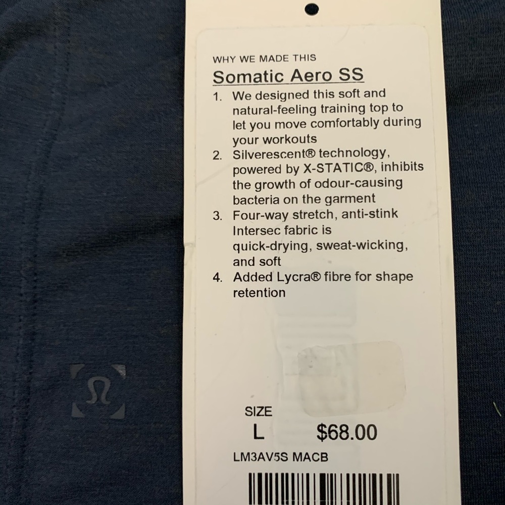 LuluLemon Somatic Aero Short Sleeve